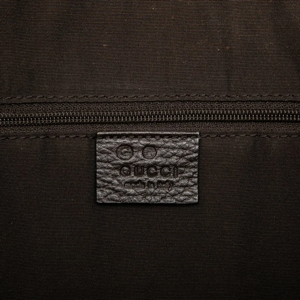 Gucci Large GG Crystal Half Moon Crossbody Beige Canvas Very good - Box View