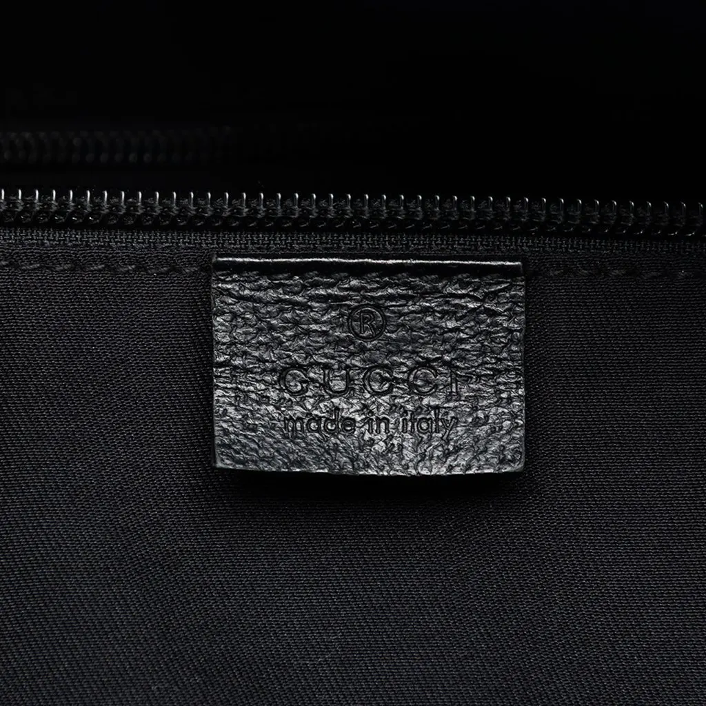 Gucci GG Canvas Web Travel Bag Black Very good - Box View