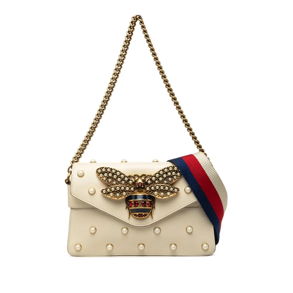 Gucci Mini Calfskin Queen Margaret Broadway Satchel