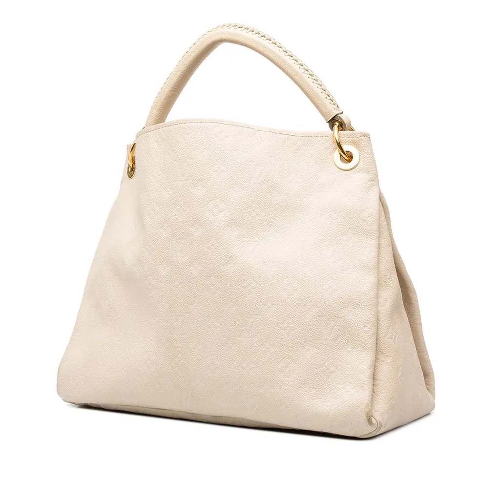 Louis Vuitton Monogram Empreinte Artsy MM White Leather Good - Back View