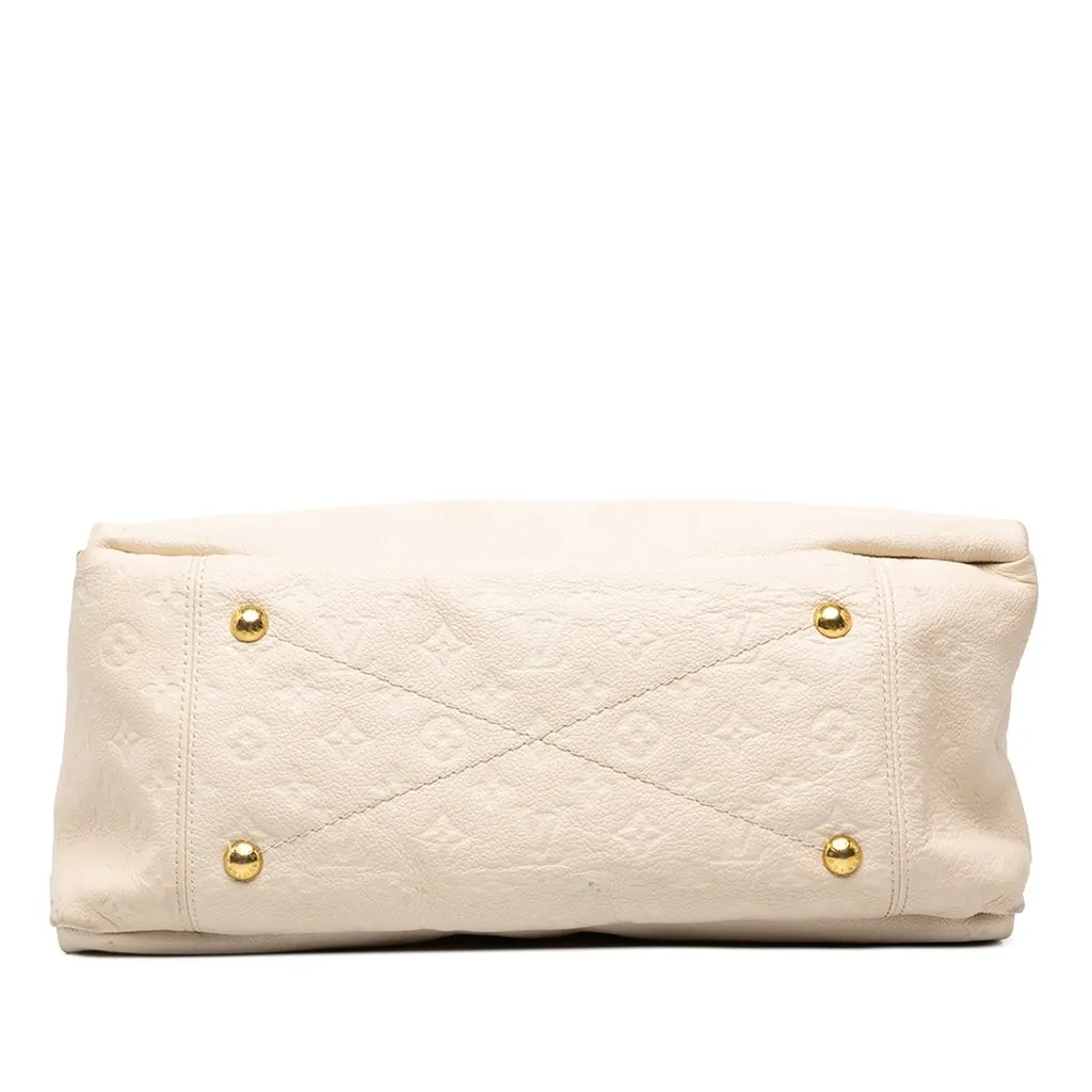 Louis Vuitton Monogram Empreinte Artsy MM White Leather Good - Inside View
