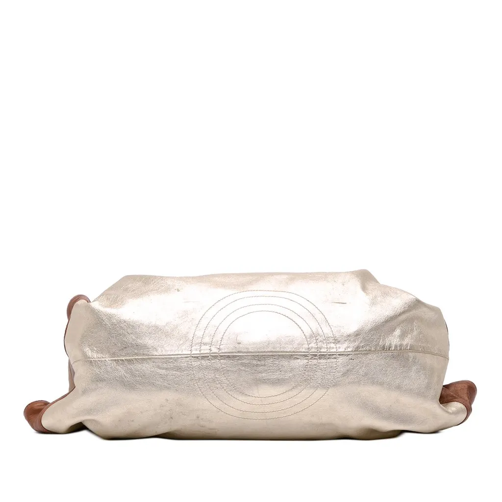 Loewe Tricolor Nappa Aire Gold Leather Good - Inside View