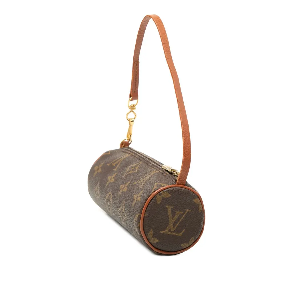 Louis Vuitton Monogram Papillon Pochette Brown Very good - Back View