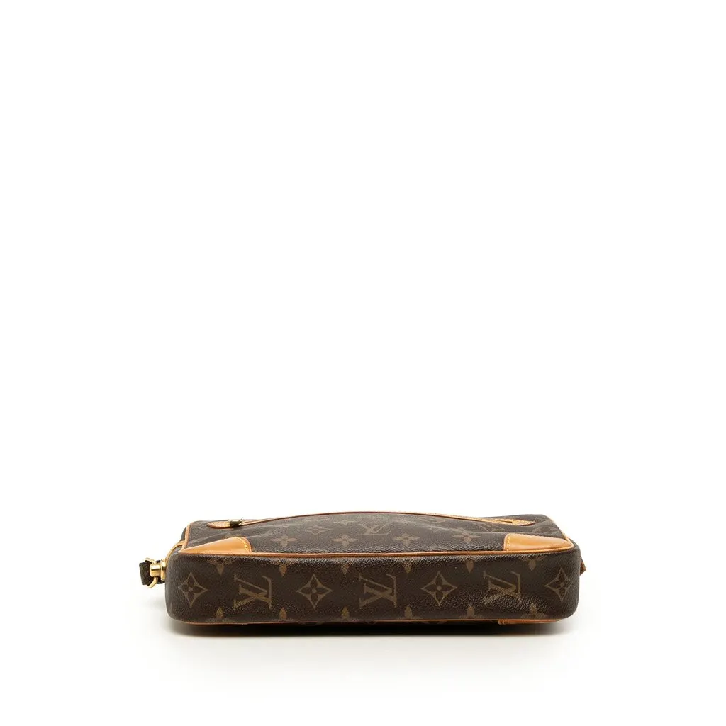 Louis Vuitton Monogram Marly Dragonne GM Brown Canvas Good - Inside View