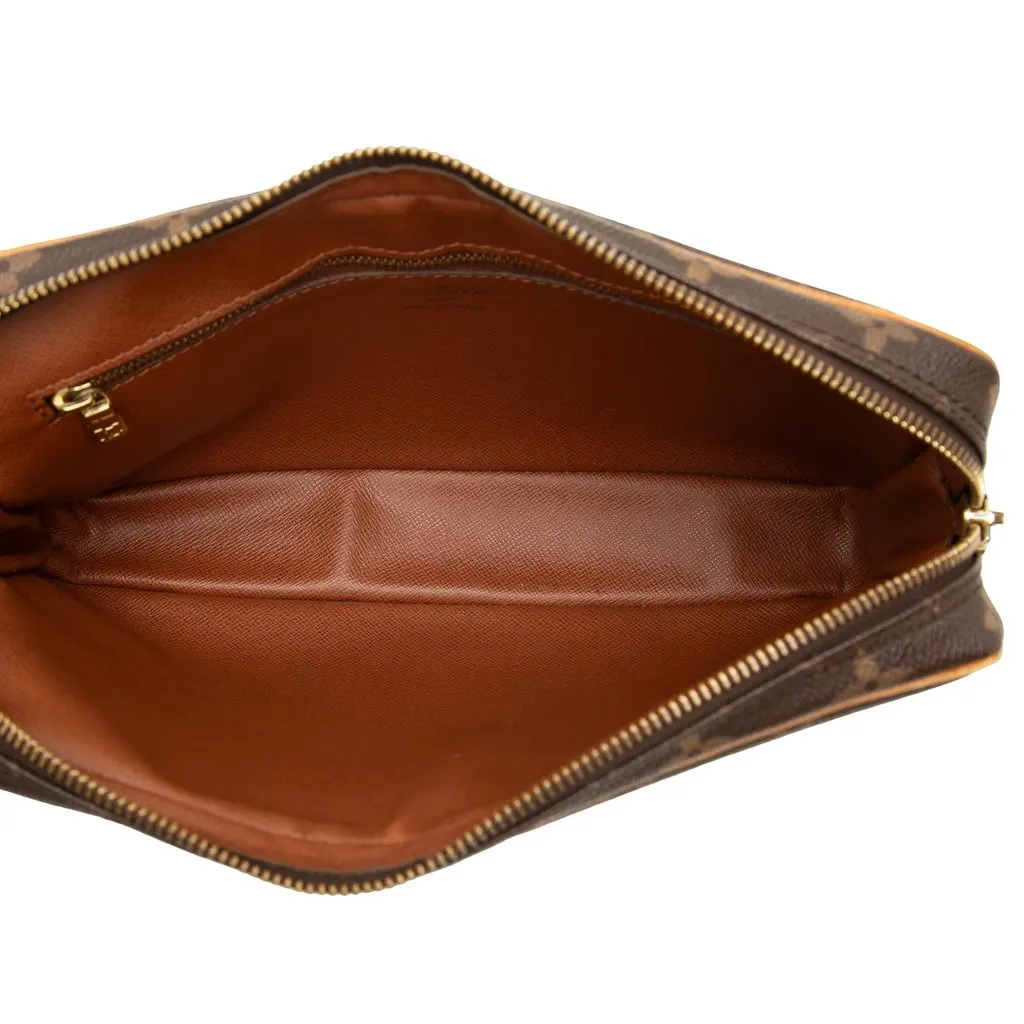Louis Vuitton Monogram Marly Dragonne GM Brown Canvas Good - Model View