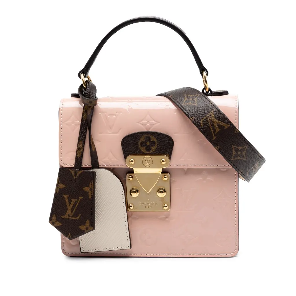Louis Vuitton Monogram Vernis Spring Street Pink Leather Very good - Front View