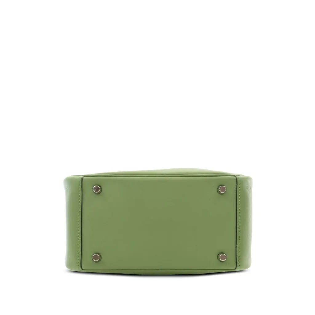 Hermès Mini Swift Lindy 20 Green Leather Good - Inside View