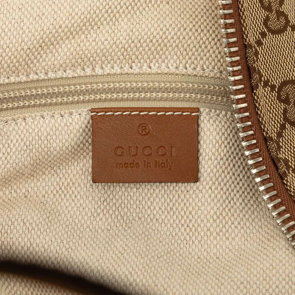 Gucci GG Canvas Web Travel Bag Beige Canvas Very good - Box View