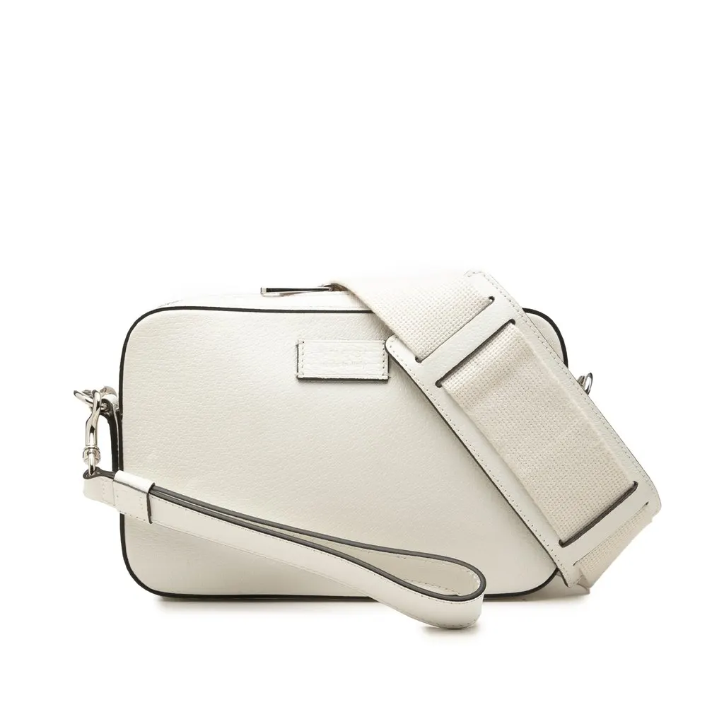 Gucci GG Supreme Trimmed Calfskin Crossbody