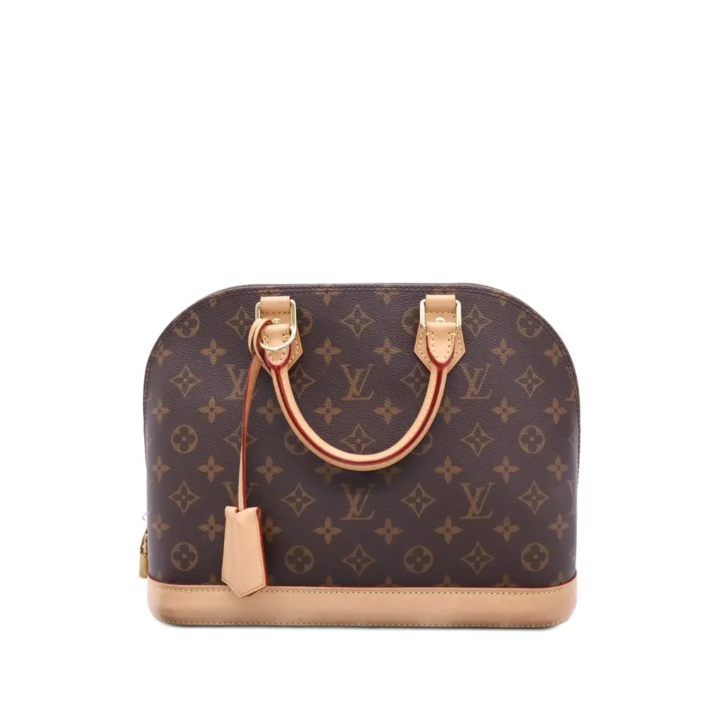 Louis Vuitton Monogram Alma PM Brown Canvas Very good - Front View