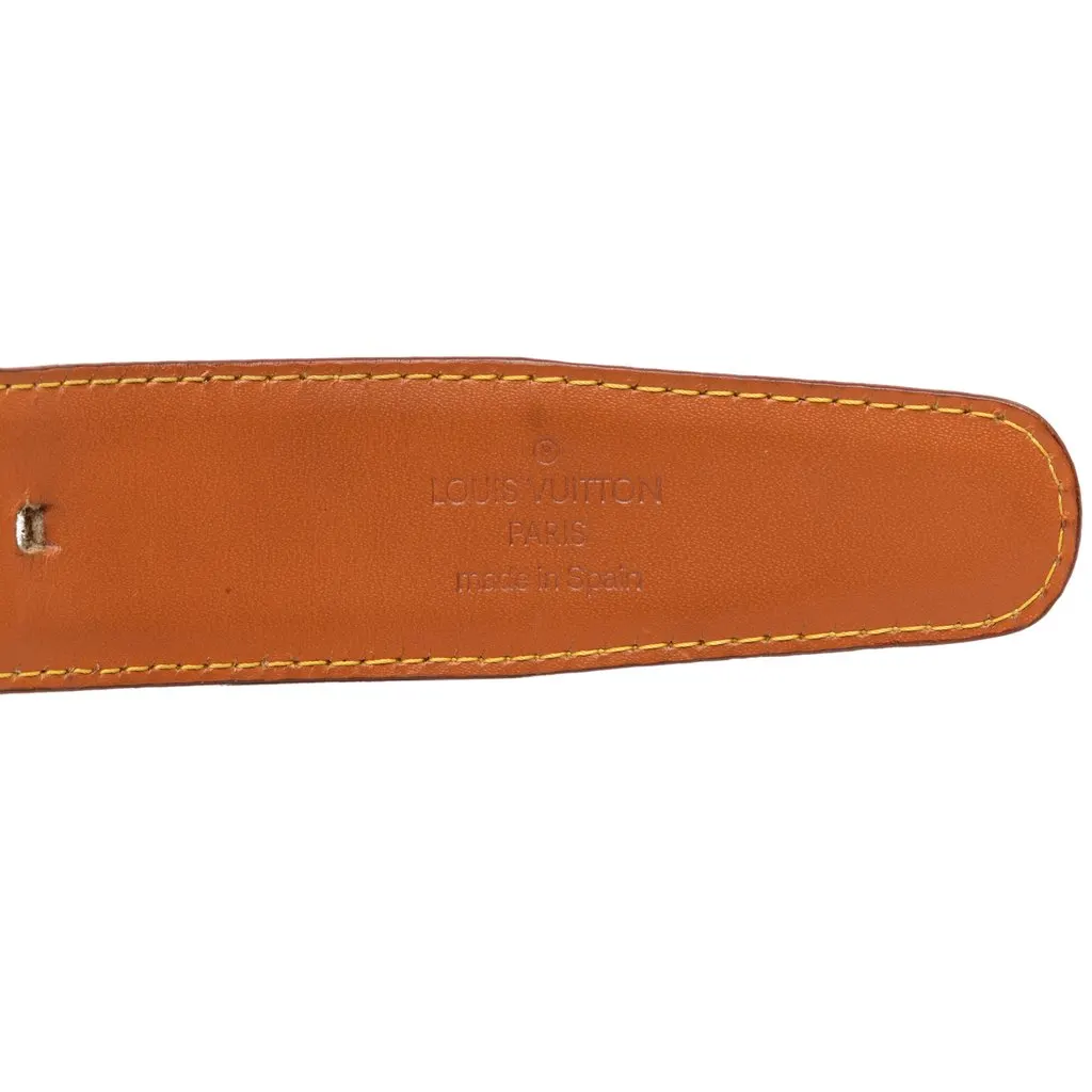 Louis Vuitton Epi Ceinture Belt Brown Leather Very good - Box View