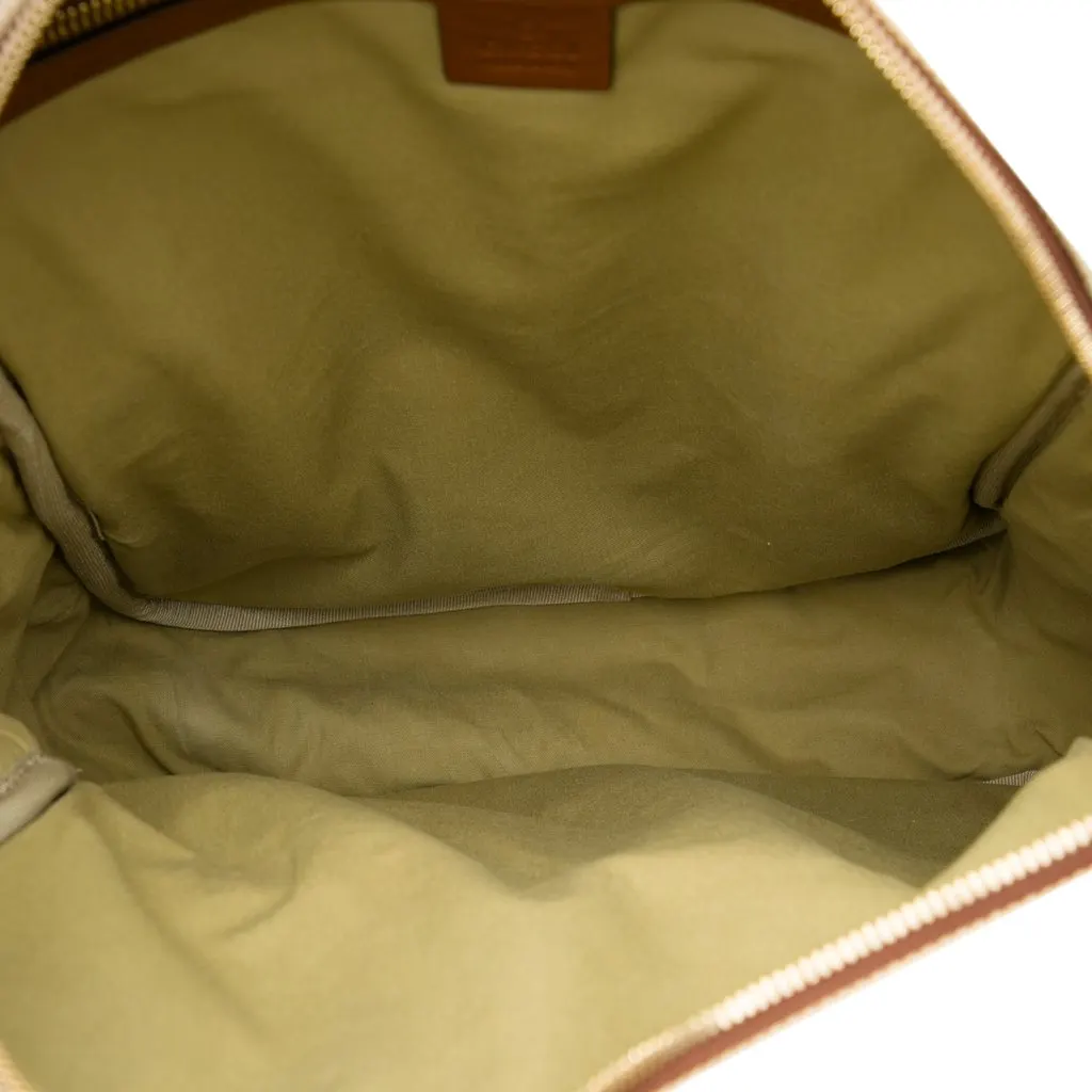 Gucci Canvas Web Backpack Beige Canvas Very good - Model View