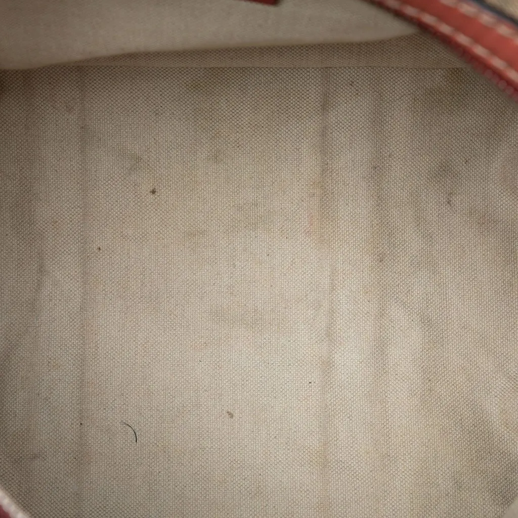Gucci Medium GG Canvas Web Joy Boston Bag Beige Very good - Model View