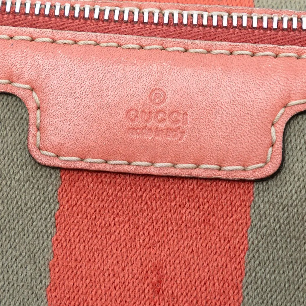 Gucci Medium GG Canvas Web Joy Boston Bag Beige Very good - Box View