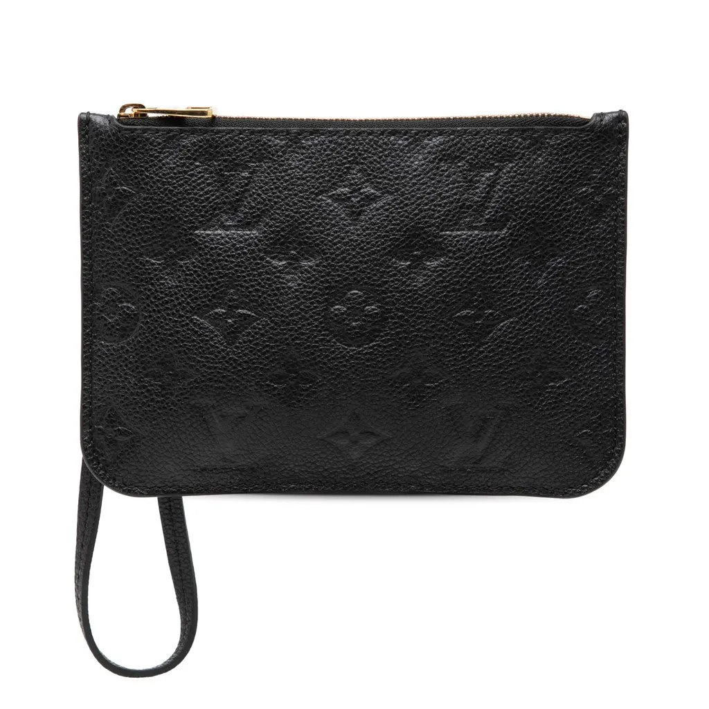 Louis Vuitton Monogram Empreinte Loop Pouch Black Leather Very good - Front View