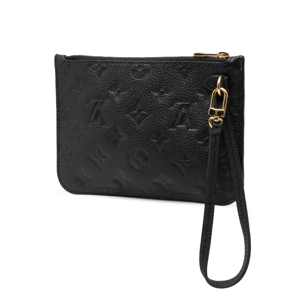 Louis Vuitton Monogram Empreinte Loop Pouch Black Leather Very good - Back View