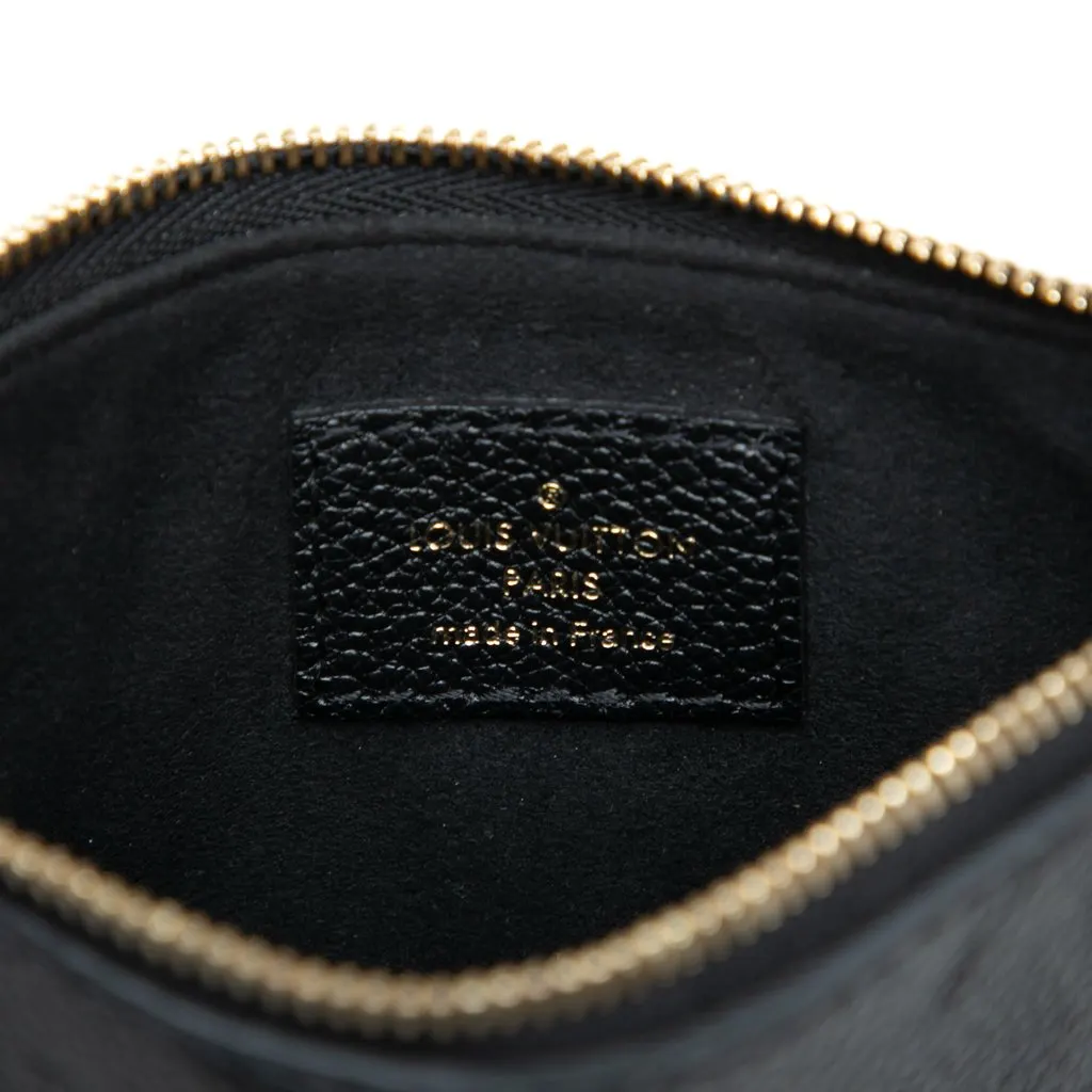Louis Vuitton Monogram Empreinte Loop Pouch Black Leather Very good - Box View