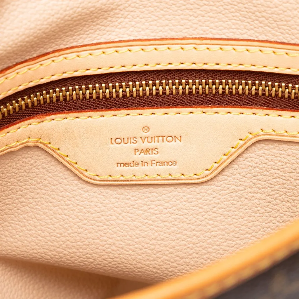 Louis Vuitton Monogram Petit Bucket Brown Canvas Good - Box View