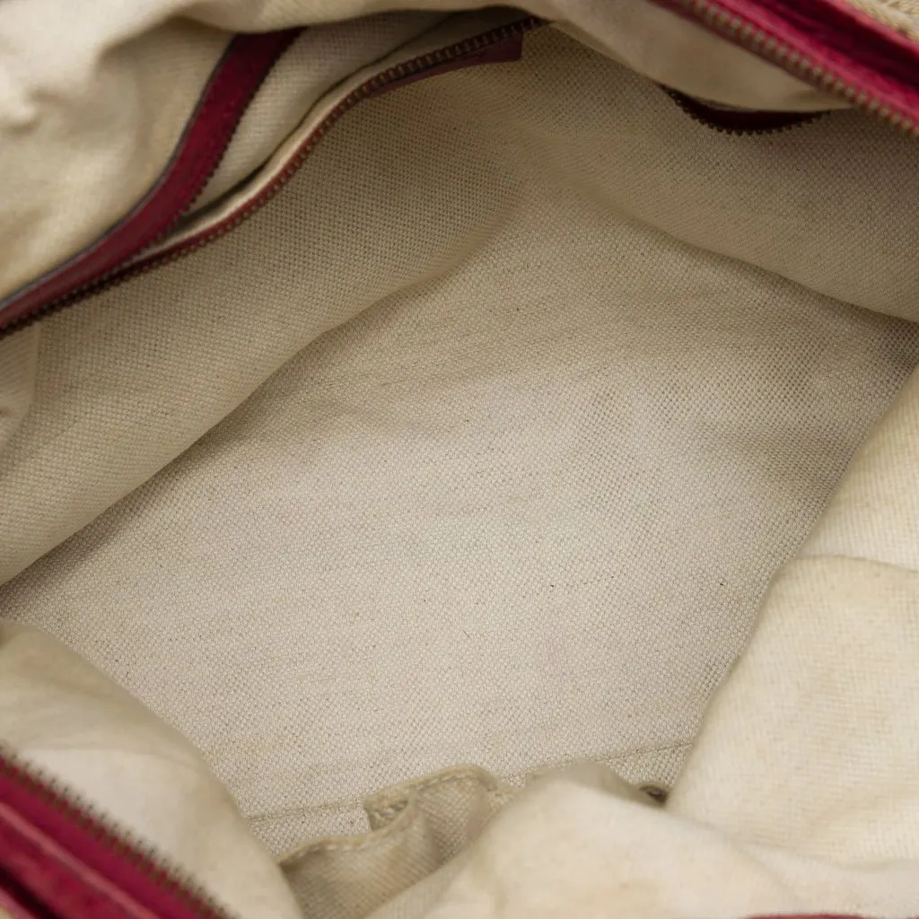 Gucci GG Canvas Miss GG Satchel Beige Canvas Very good - Model View