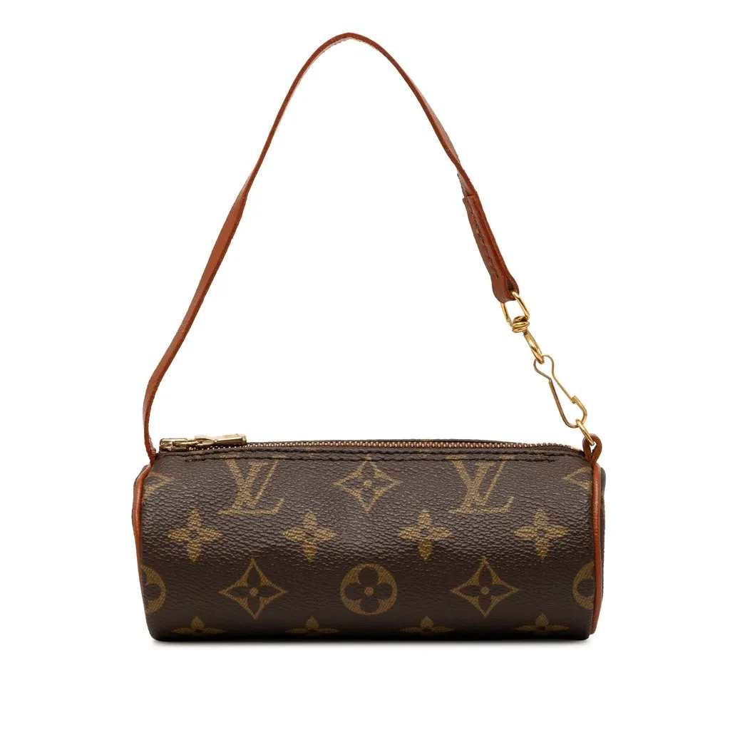 Louis Vuitton Monogram Papillon Pochette Brown Very good - Front View