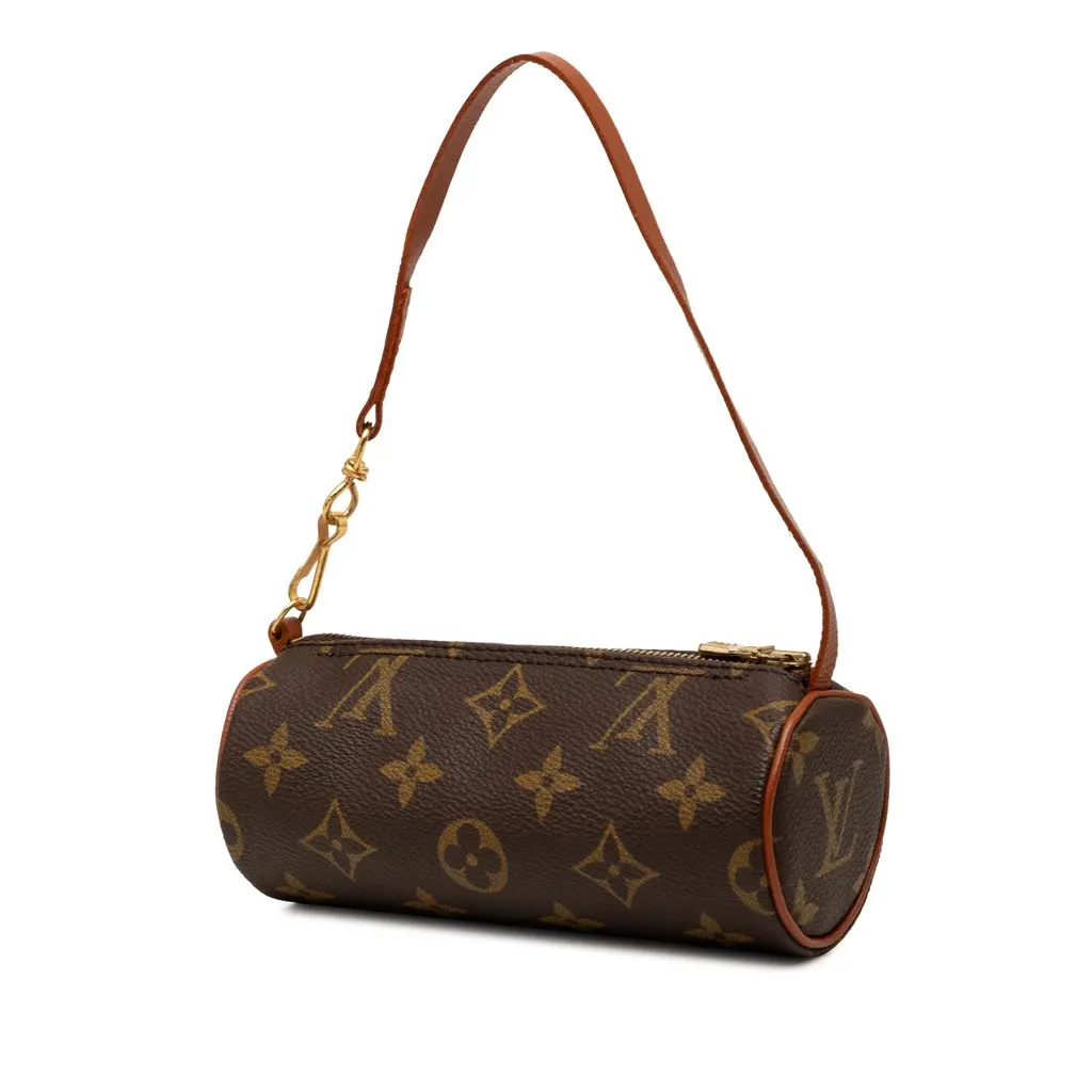 Louis Vuitton Monogram Papillon Pochette Brown Very good - Back View