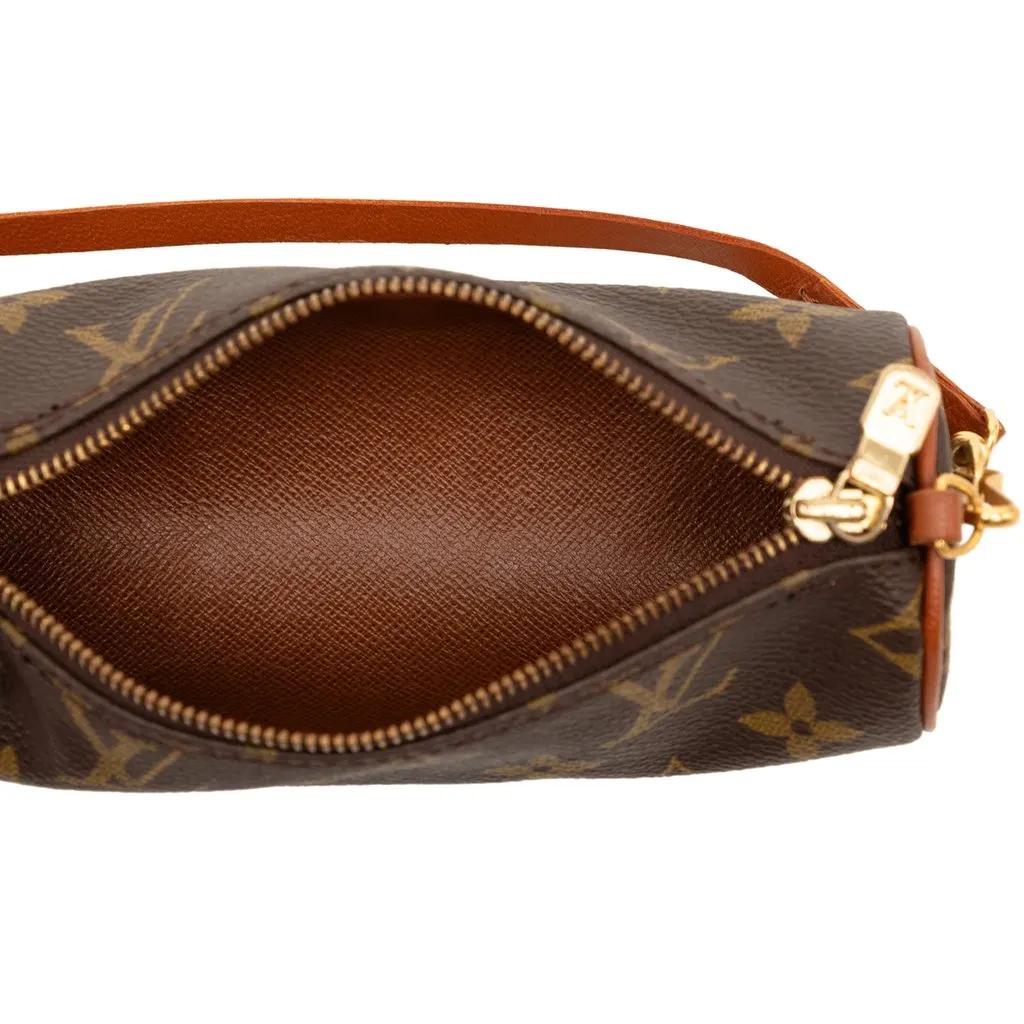 Louis Vuitton Monogram Papillon Pochette Brown Very good - Model View