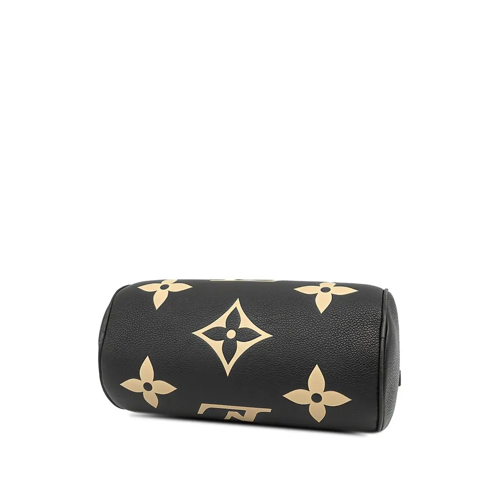 Louis Vuitton Bicolor Monogram Empreinte Giant Papillon BB Black Leather Good - Inside View