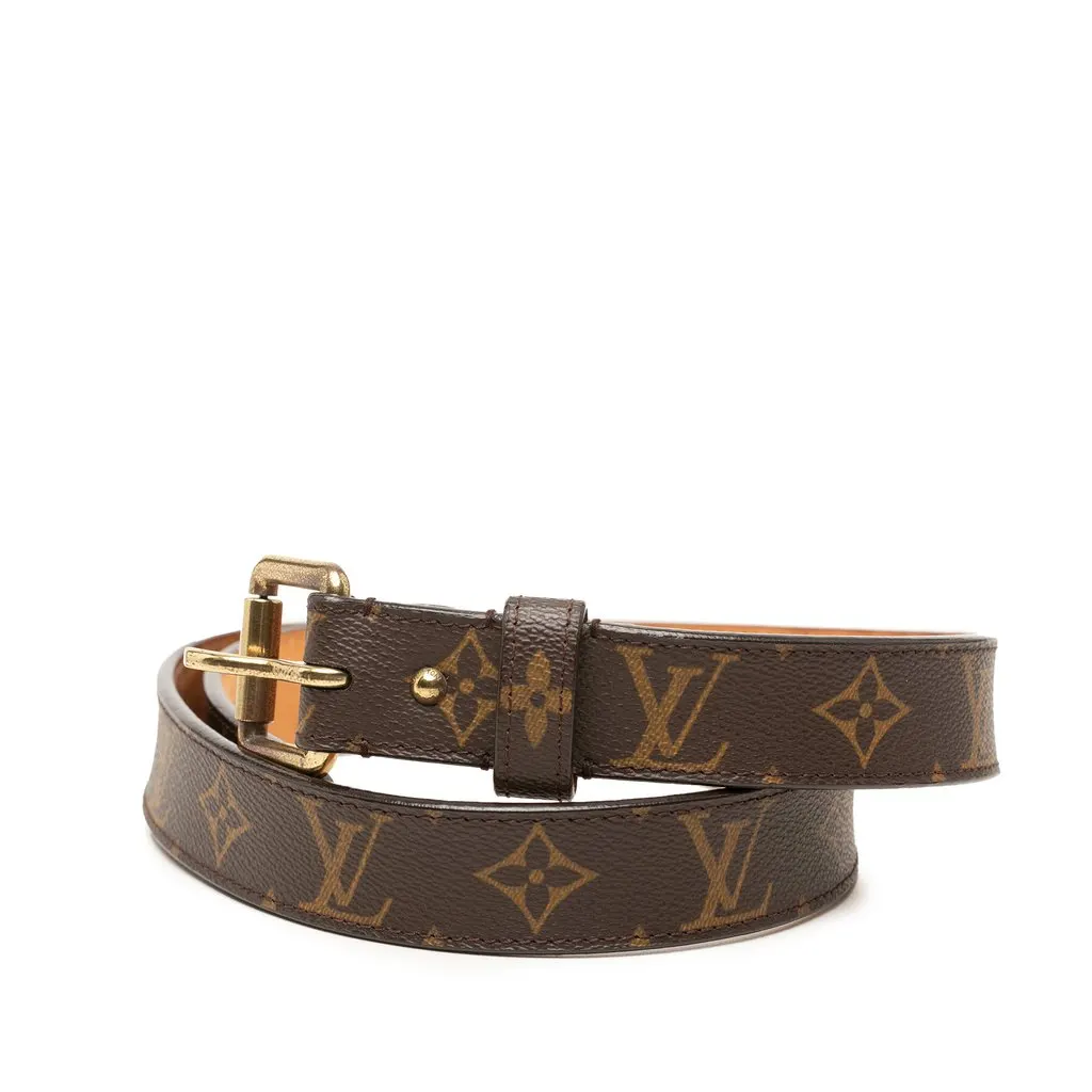 Louis Vuitton Monogram Ellipse Belt Brown Very good - Back View
