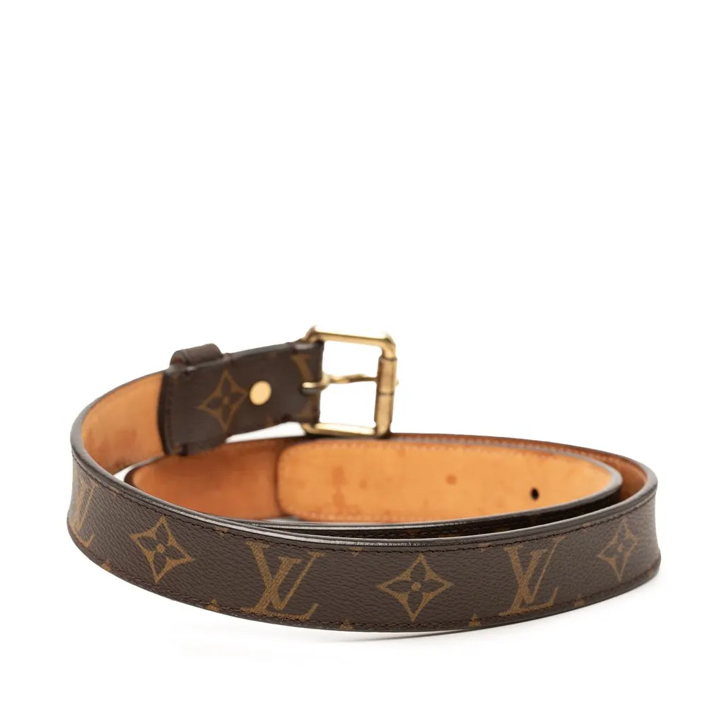 Louis Vuitton Monogram Ellipse Belt Brown Very good - Inside View