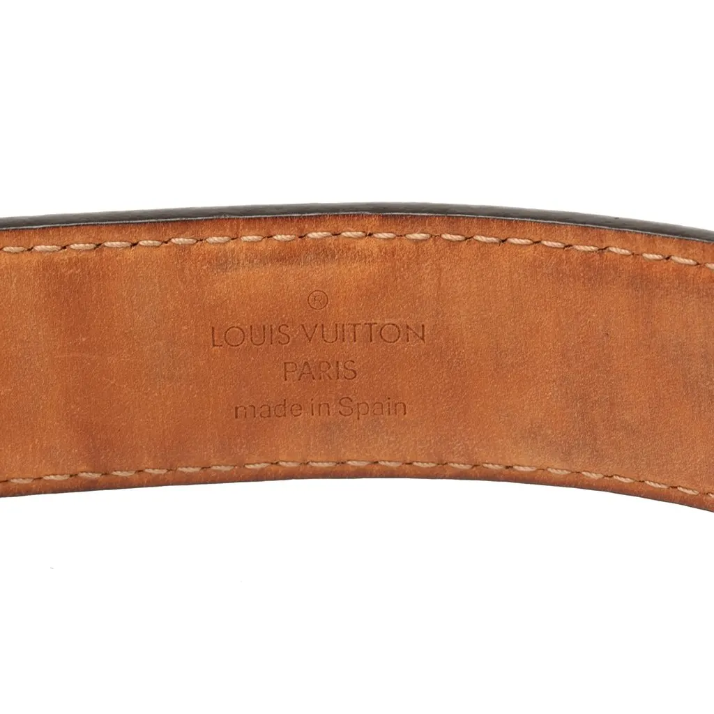 Louis Vuitton Monogram Ellipse Belt Brown Very good - Model View