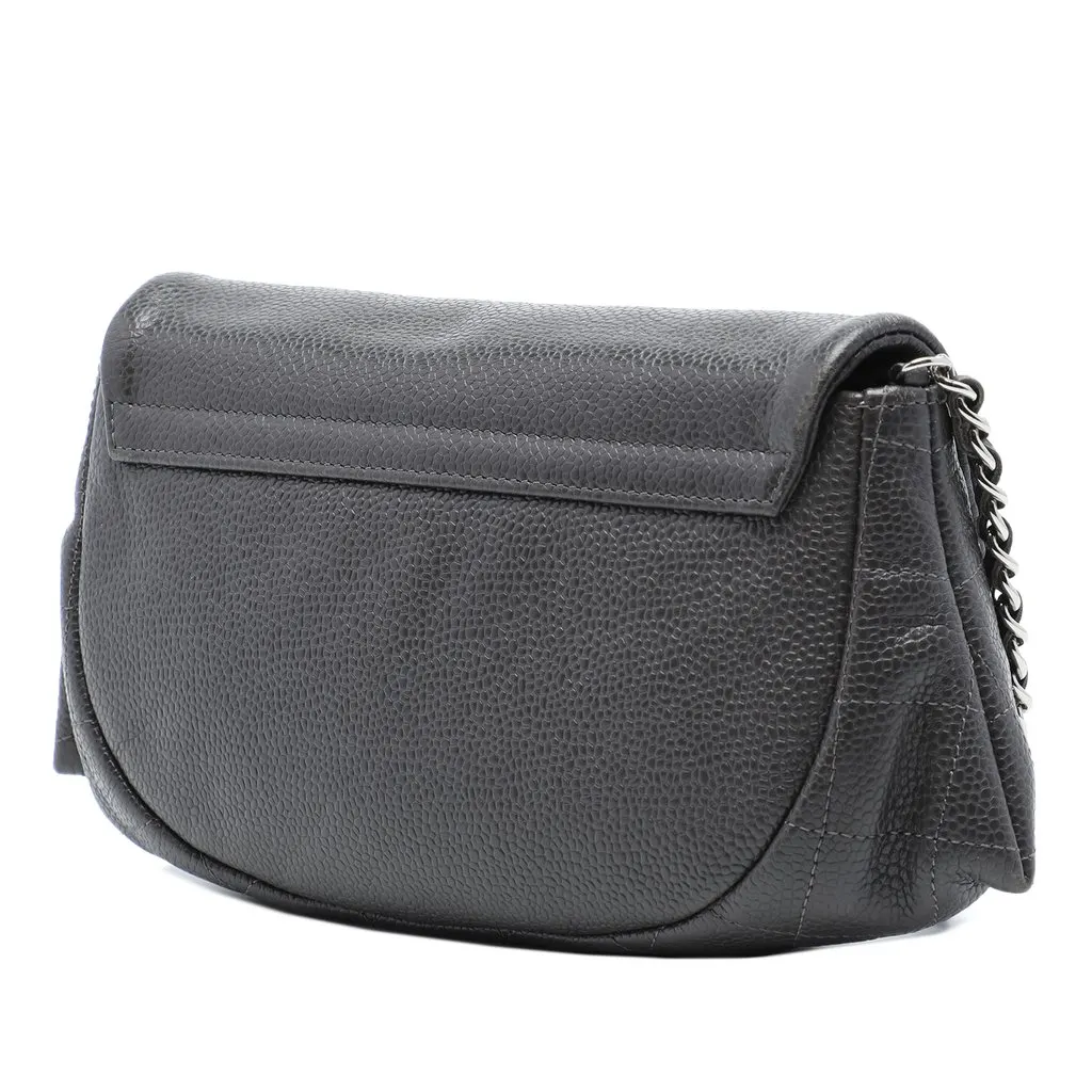 Chanel CC Caviar Half Moon Wallet on Chain MultiColor Leather Very good - Back View