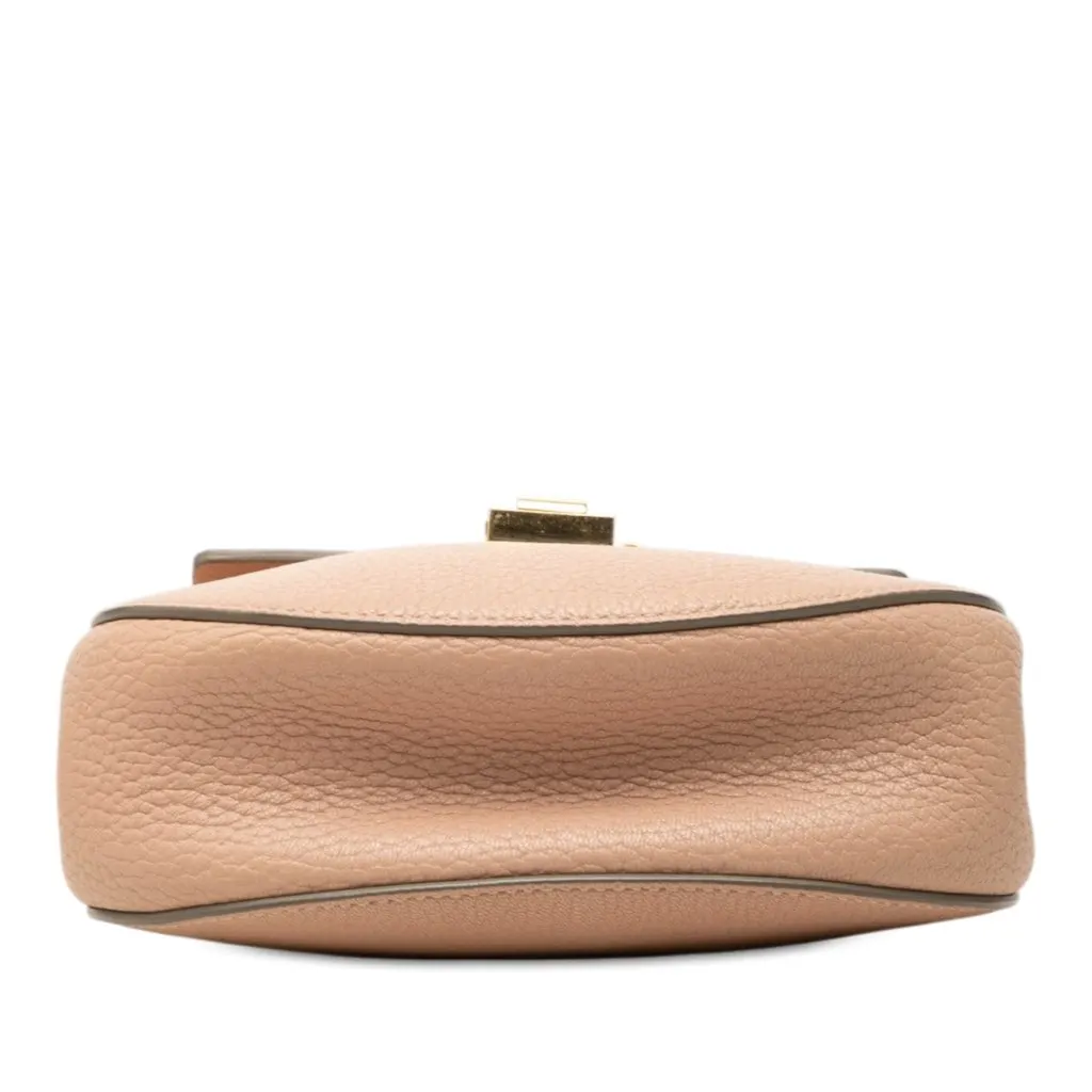 Chloé Mini Leather Drew Crossbody Pink Leather Very good - Inside View