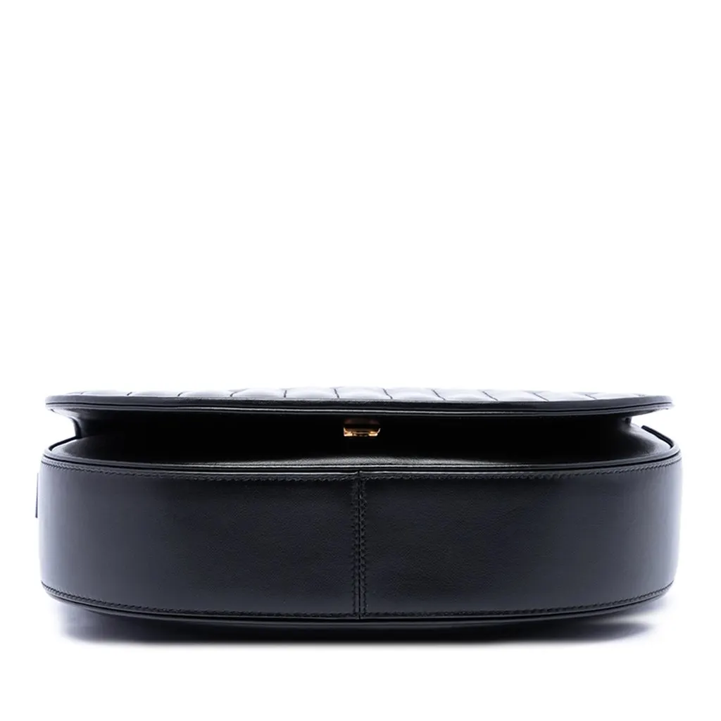Saint Laurent Medium Matelasse Calfskin Joan Crossbody Black Leather Very good - Inside View