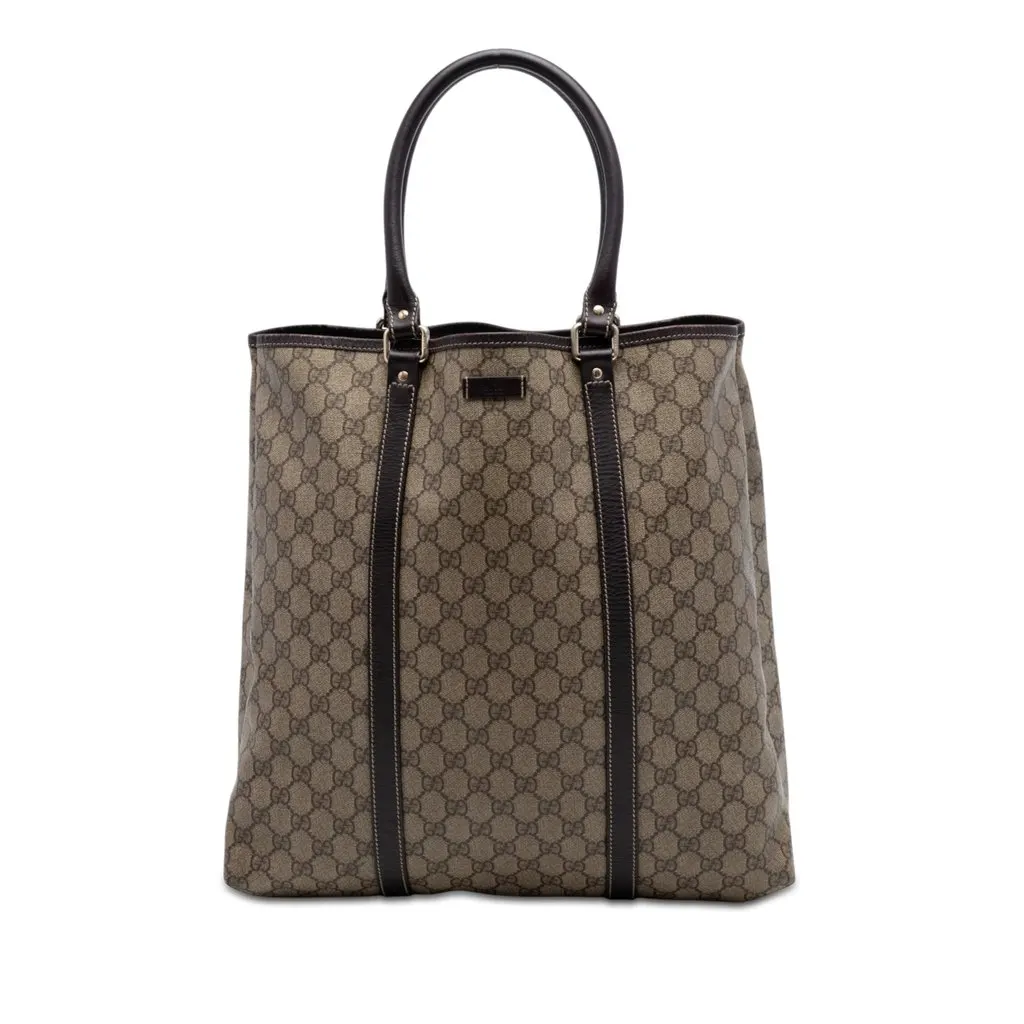 Gucci GG Supreme Joy Vertical Tote Beige Very good - Front View