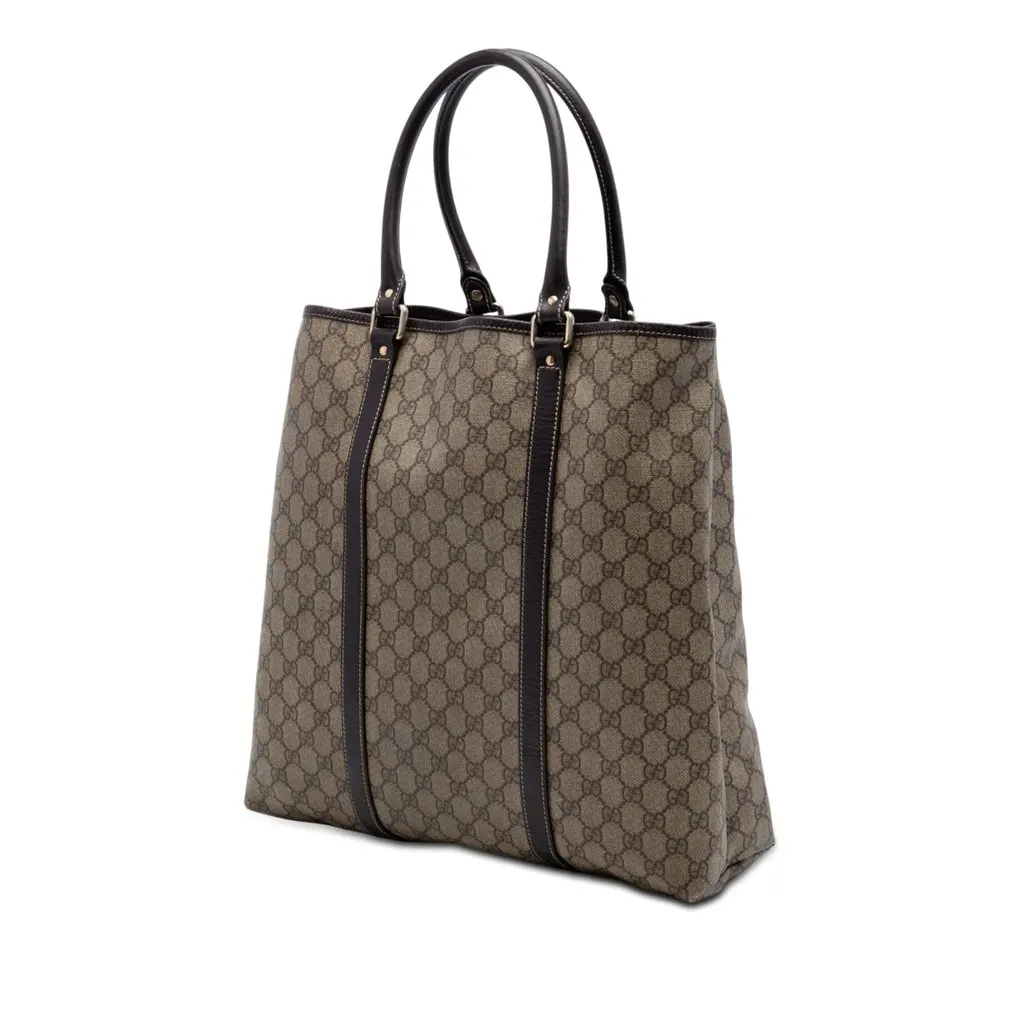 Gucci GG Supreme Joy Vertical Tote Beige Very good - Back View