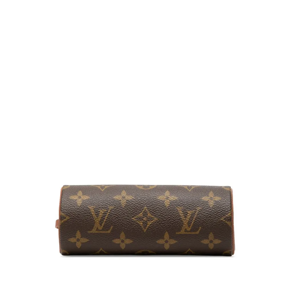 Louis Vuitton Monogram Papillon Pochette Brown Canvas Good - Inside View