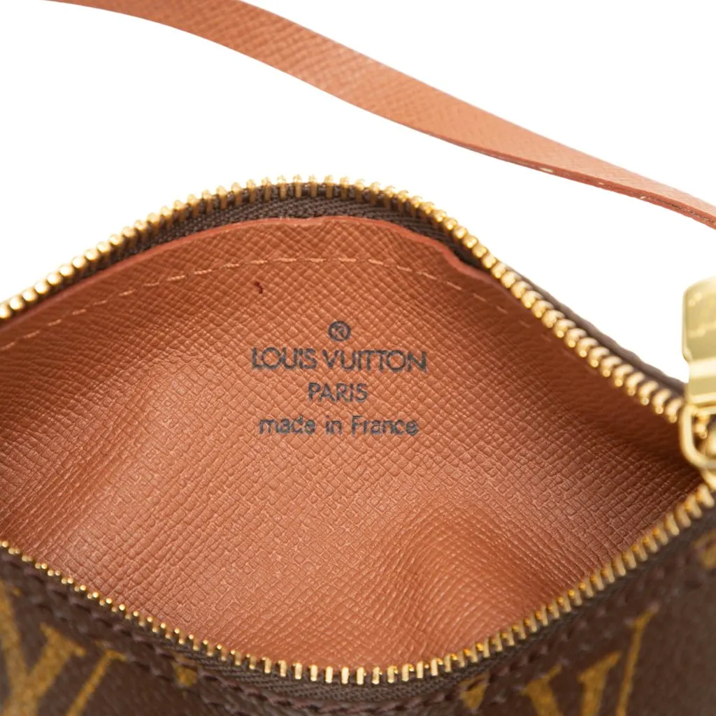 Louis Vuitton Monogram Papillon Pochette Brown Canvas Good - Box View