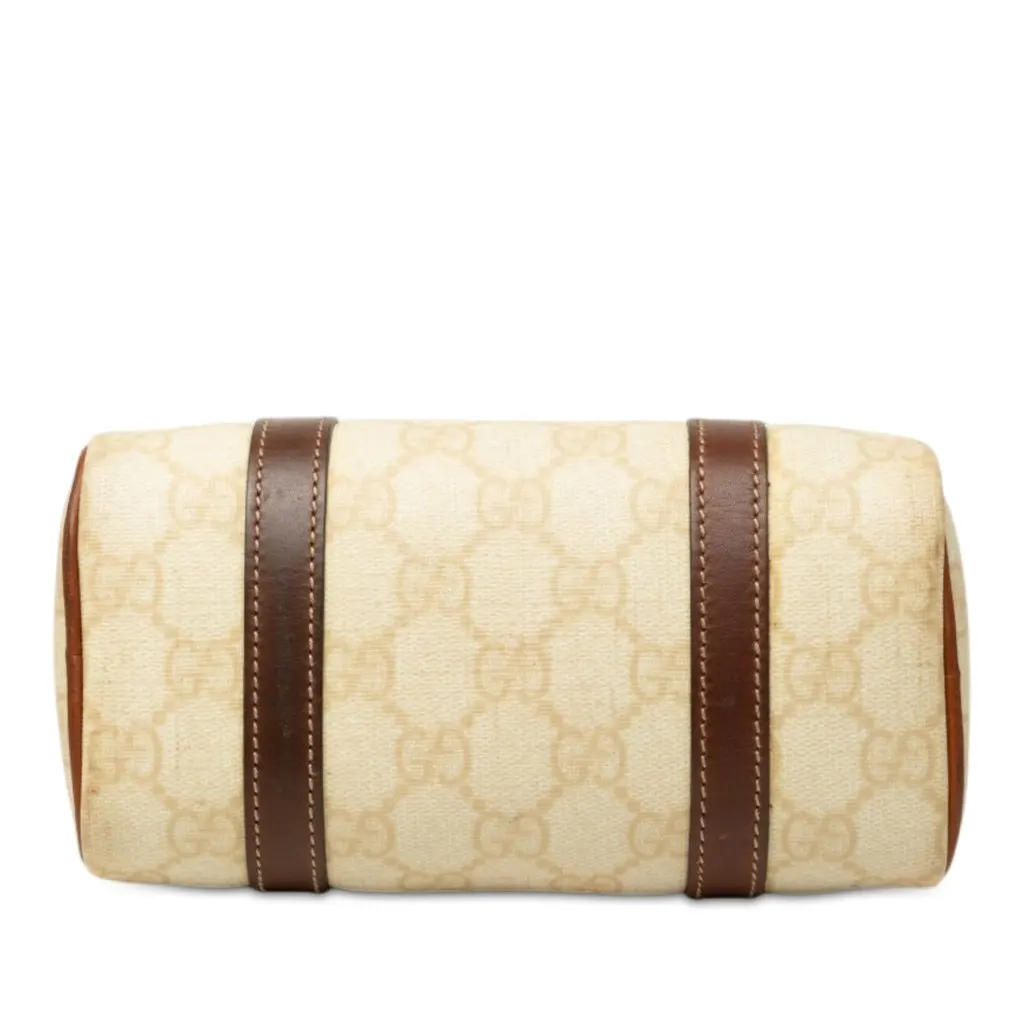 Gucci Mini GG Supreme Joy Boston Bag White Good - Inside View