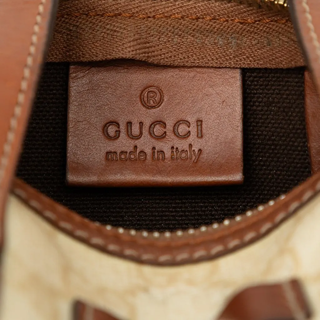 Gucci Mini GG Supreme Joy Boston Bag White Good - Box View