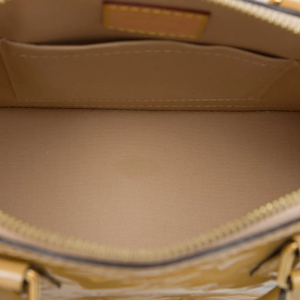 Louis Vuitton Monogram Vernis Alma BB Brown Leather Very good - Model View