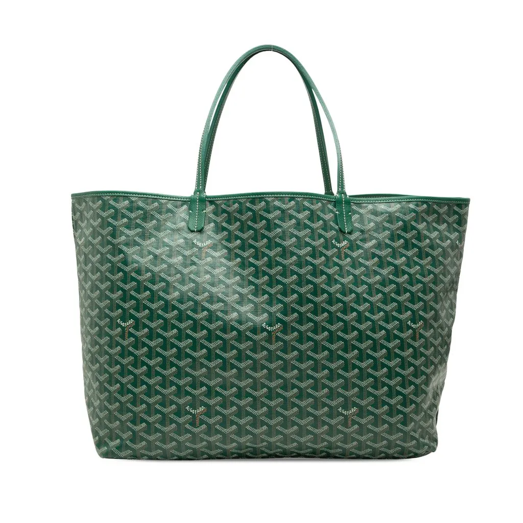 Goyard Goyardine Saint Louis GM Green Very good - Front View