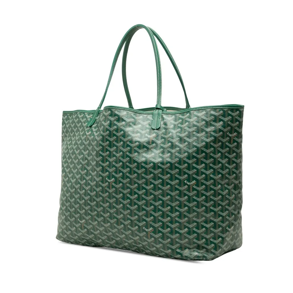 Goyard Goyardine Saint Louis GM Green Very good - Back View