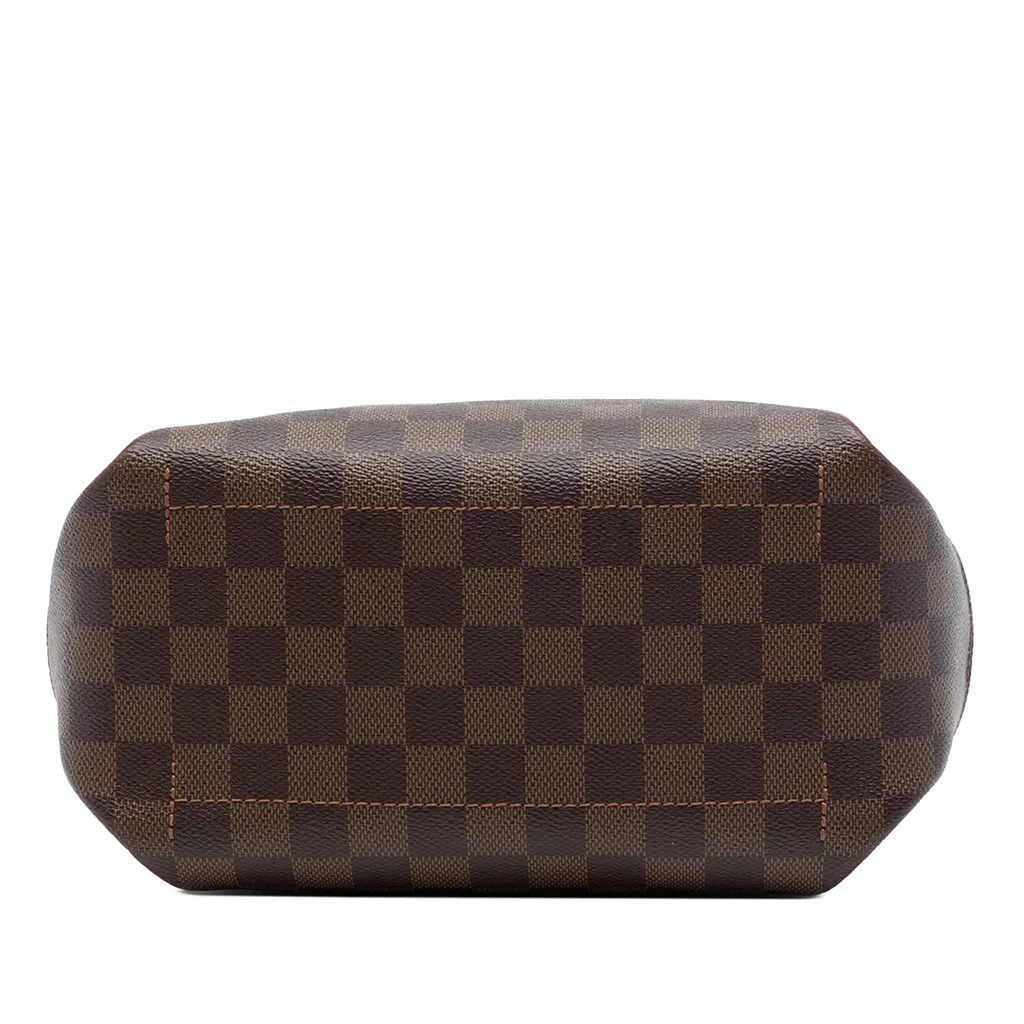 Louis Vuitton Damier Ebene Belmont PM Brown Canvas Good - Inside View