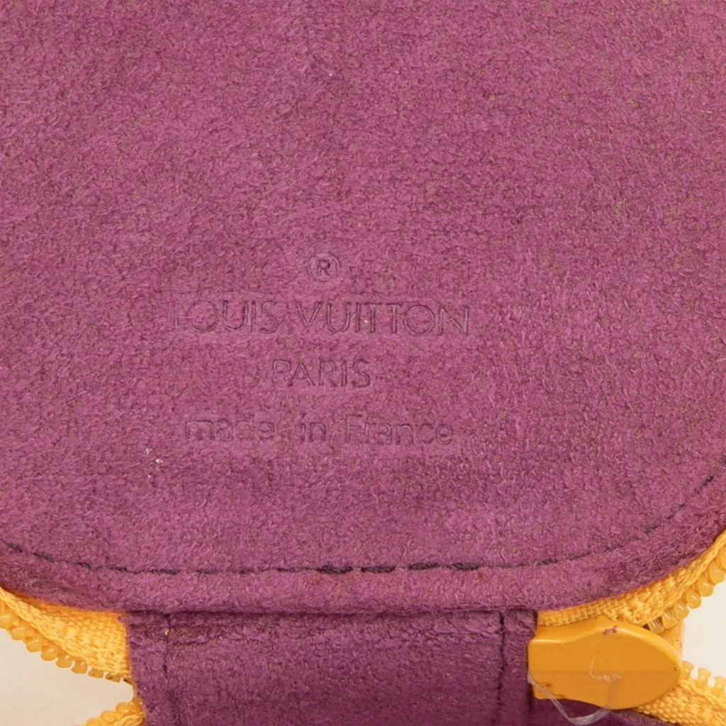 Louis Vuitton Epi Ecrin Bijoux Travel Jewelry Case Yellow Leather Very good - Box View