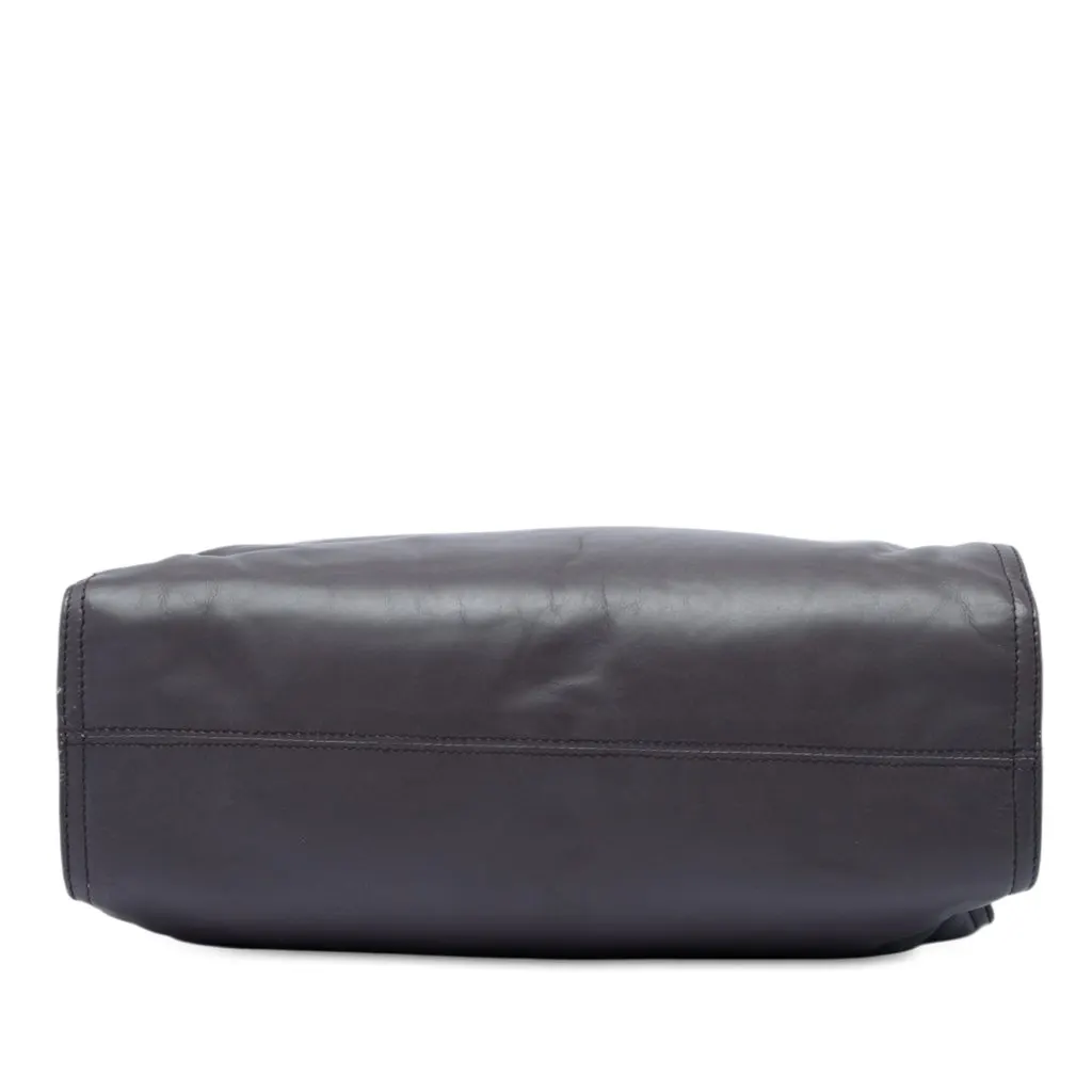 Bottega Veneta Nappa Chain Tote Purple Leather Very good - Inside View