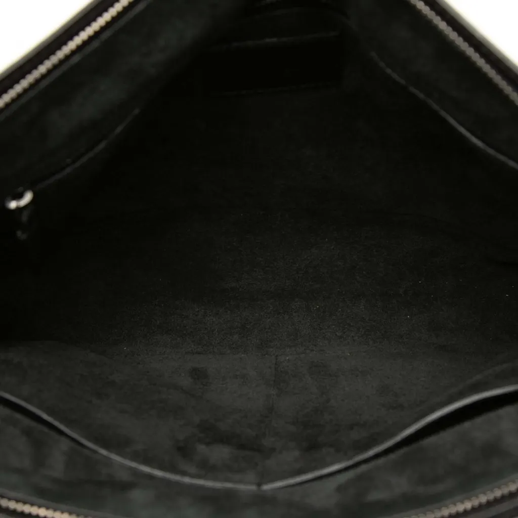 Valentino Grained Calfskin Rockstud Clutch Black Leather Very good - Model View