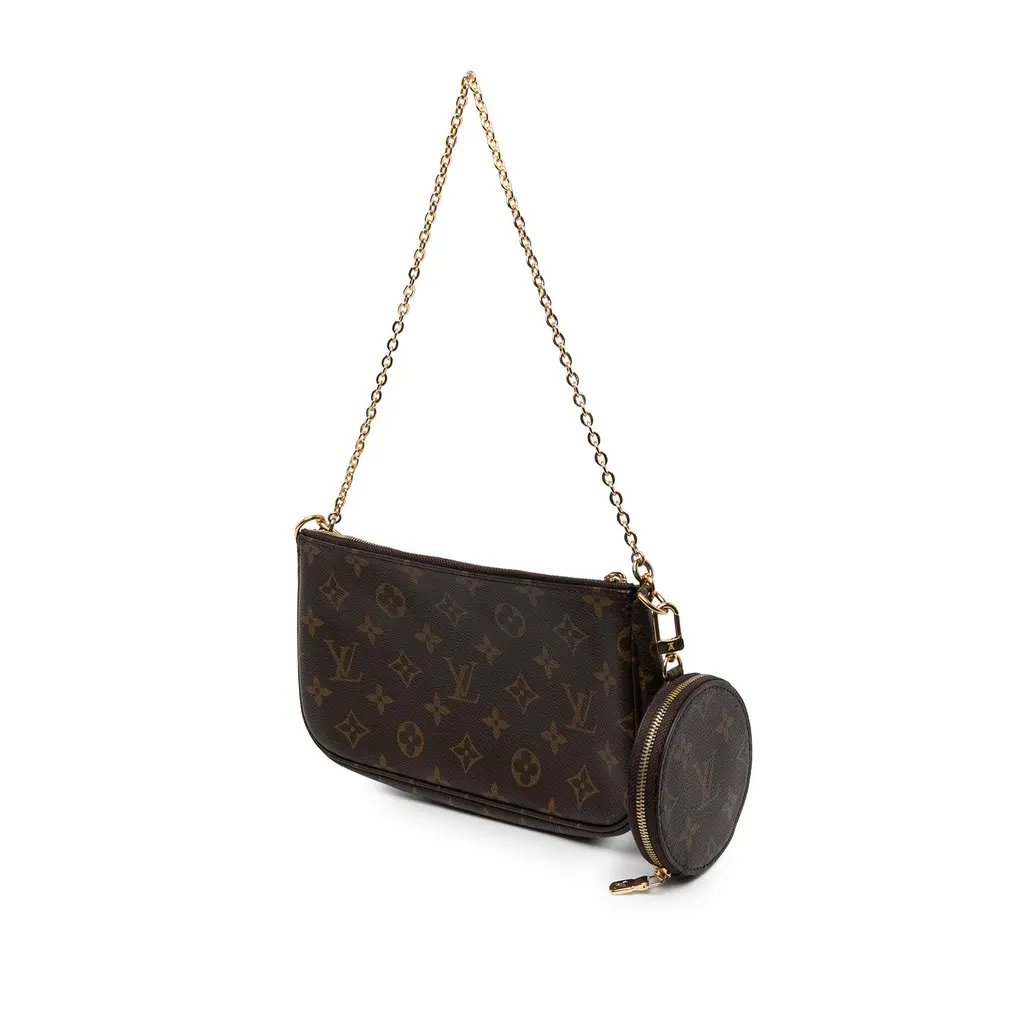 Louis Vuitton Monogram Multi Pochette Accessoires Brown Canvas Very good - Back View