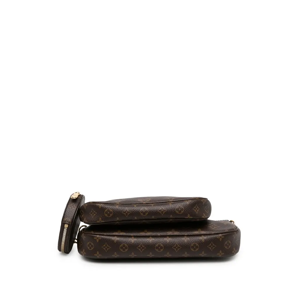 Louis Vuitton Monogram Multi Pochette Accessoires Brown Canvas Very good - Inside View
