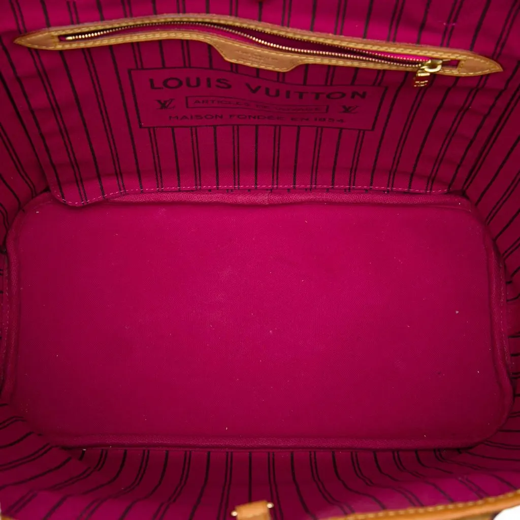 Louis Vuitton Monogram Neverfull MM Brown Canvas Very good - Model View