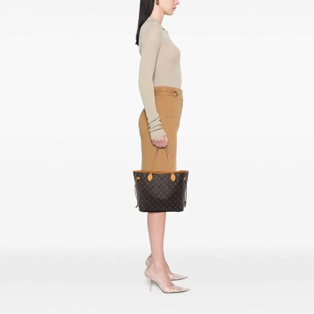 Louis Vuitton Monogram Neverfull MM Brown Canvas Very good - Box View